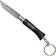 Afbeelding voor Opinel zakmes No. 04RV Keyring zakmes, Black