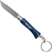 Opinel No. 04RV Keyring Taschenmesser, blau