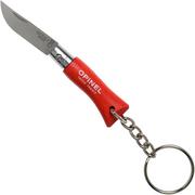 Opinel No. 02RV Keyring pocket knife, Orange