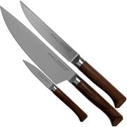 Opinel Les Forgés 1890 three-piece knife set, 002292