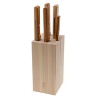 Image for Opinel Parallèle 2402, 5-piece knife set incl. block