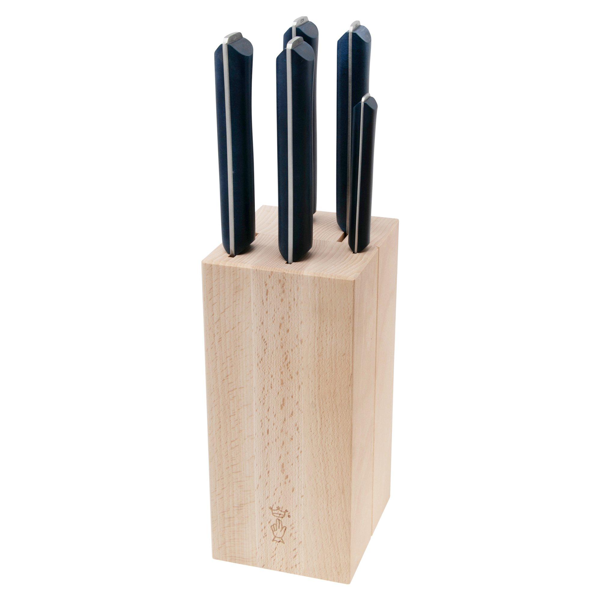 Opinel Intempora 2404, 5-piece knife set incl. block