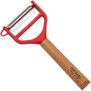 Opinel T-Duo Peeler 002433 Red Wood Sparschäler