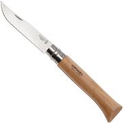 Opinel No. 12 002441 Beech Wood, serrated pocket knife