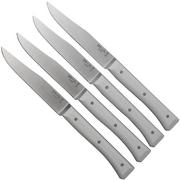 Opinel Facette White, table knife set 4 pieces 