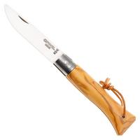 Obraz dla Scyzoryk Opinel Néo6 Opiflex 002504 Stainless Steel, Olive Wood