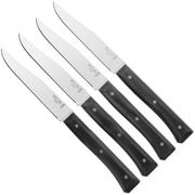 Opinel Facette Slate, Set di coltelli da tavola microseghettati 4 pezzi