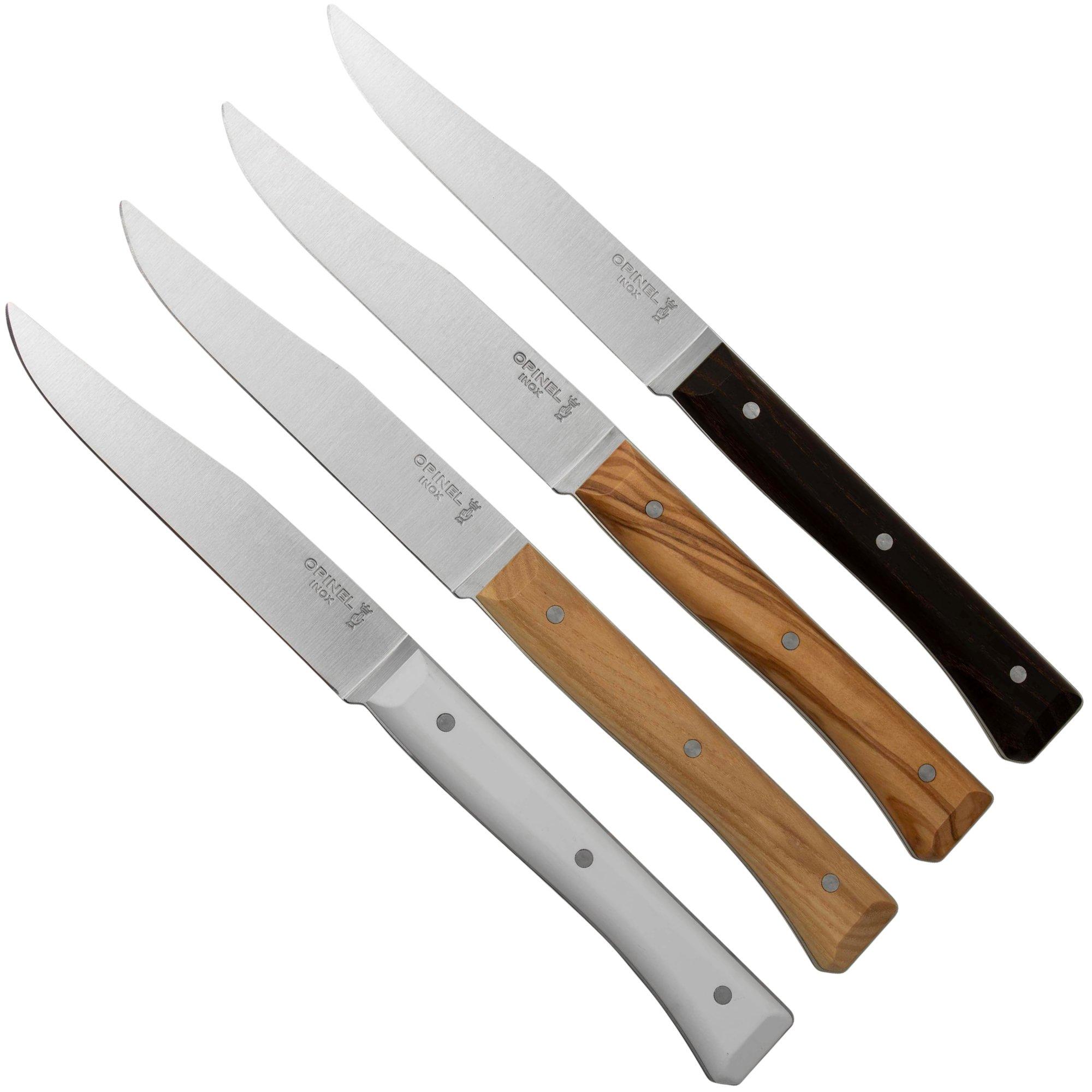Opinel Facette Mix, Tischmesserset 4-teilig