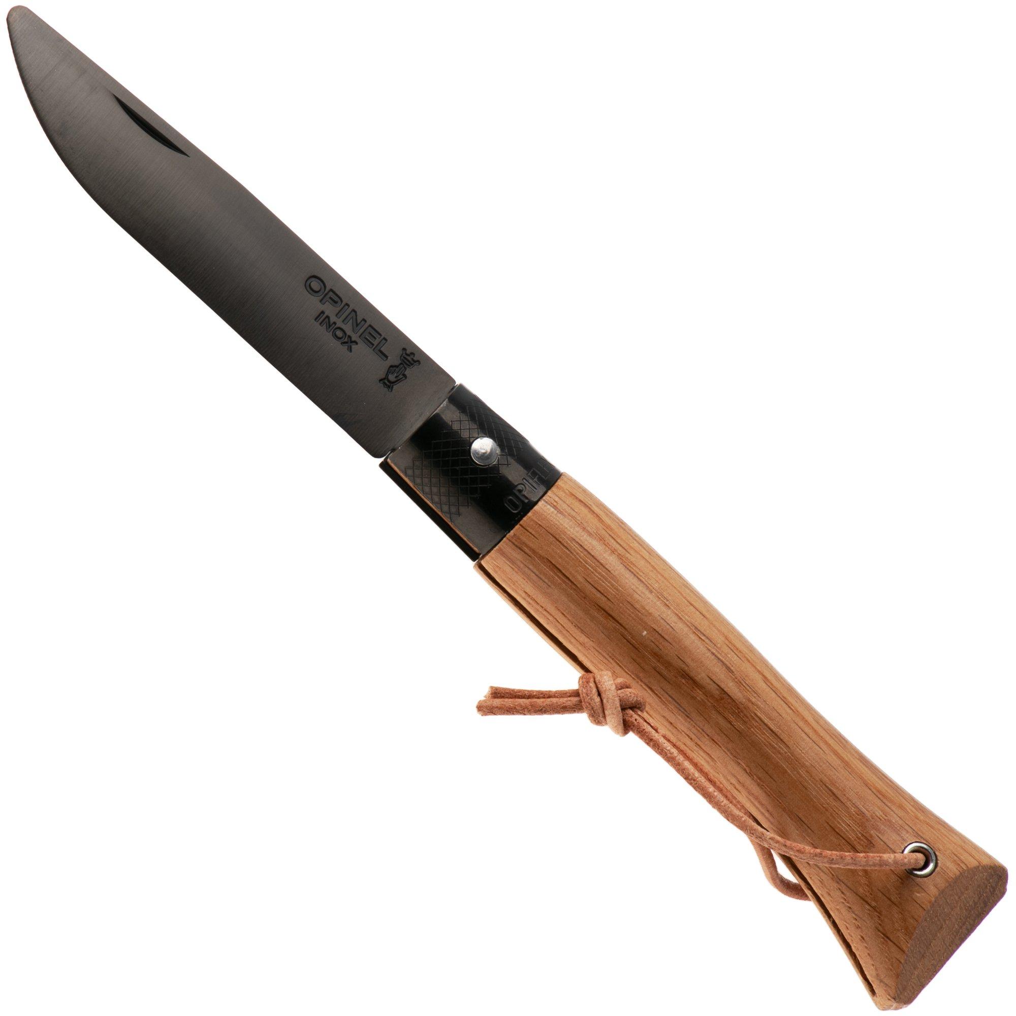 Opinel Néo6 Opiflex 003109 PVD Stainless Steel, Oak Wood, Slipjoint Taschenmesser