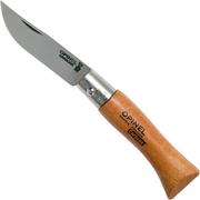 Opinel No. 03 coltello da tasca, acciaio al carbonio, lunghezza lama 4 cm