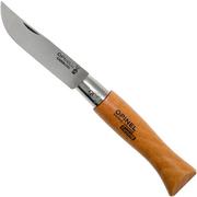 Opinel No. 05 coltello da tasca, acciaio al carbonio, lunghezza lama 6 cm