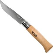 Opinel No. 08RV pocket knife, stainless steel, blade length 8,5 cm