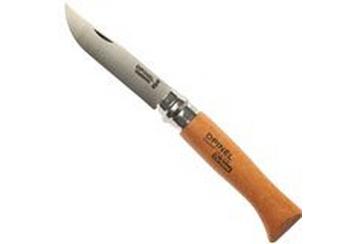 Opinel No. 08, couteau de poche, acier de carbone, lame 8,5 cm