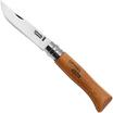 Opinel No. 08 canivete, aço-carbono, comprimento de lâmina 8,5 cm