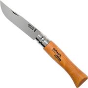 Opinel No. 09 pocket knife, carbon steel, blade length 9 cm