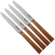 Opinel T001515, set di coltelli da bistecca, Esprit Sud, legno d'olivo