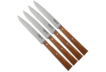 Opinel T001515, set di coltelli da bistecca, Esprit Sud, legno d'olivo