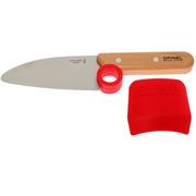 Opinel T001744 Le Petit Chef keukenmes en vingerbeschermer voor kinderen