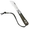 Image for Otter Anchor knife 172 R LB Large Stainless, Smoked Oak, Stainless Anchor, Leather Strap, pocket knife