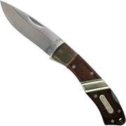 Old Timer Lockback 28OT pocket knife, with leather sheath
