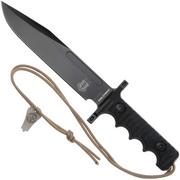 Pohl Force Quebec Two Special Forces Field 2446, Black TiN D2, Black G10, Limited Edition survival knife