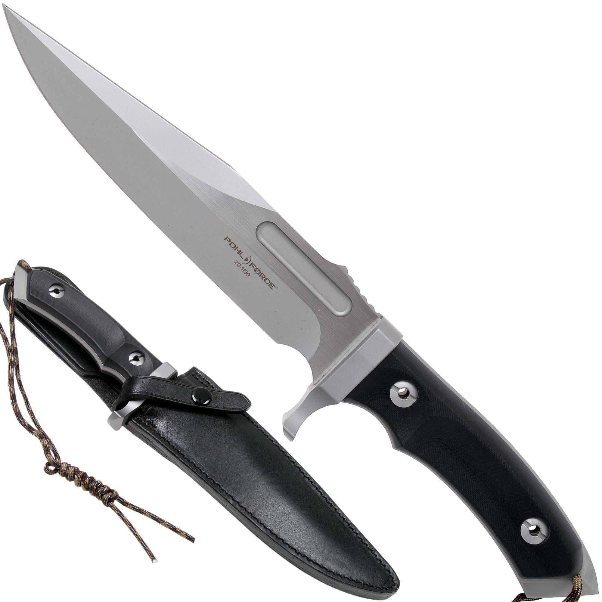 Nóż Pohl Force MK-8 Leather 5002 Last Blood CNC2 Edition Rambo, projekt Dietmar Pohl