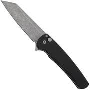 Obraz dla Nóż składany Pro-Tech Malibu 5401-AW, Acid Wash MagnaCut Reverse Tanto, Black Aluminum, Blasted Hardware