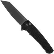 Nóż składany Pro-Tech Malibu 5406 Black DLC MagnaCut Reverse Tanto, Textured Black Aluminum