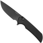 Pro-Tech Mordax MX103 DLC MagnaCut, Solid Black Aluminum Taschenmesser