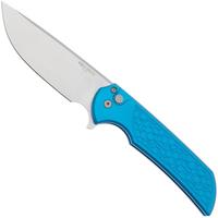 Afbeelding voor Pro-Tech Mordax MX105, Stonewashed MagnaCut, Blue Gridlock Textured Aluminum, zakmes