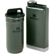 Stanley Flask & Shot set de cristal Hammertone Green 10-01883-034