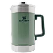  Stanley Classic Stay Hot French Press, Hammertone Green, 1.4L