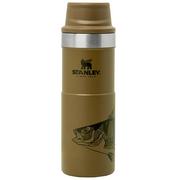 Stanley The Trigger-Action Travel Mug 470 ml, Tan Peter Perch, bouteille thermos