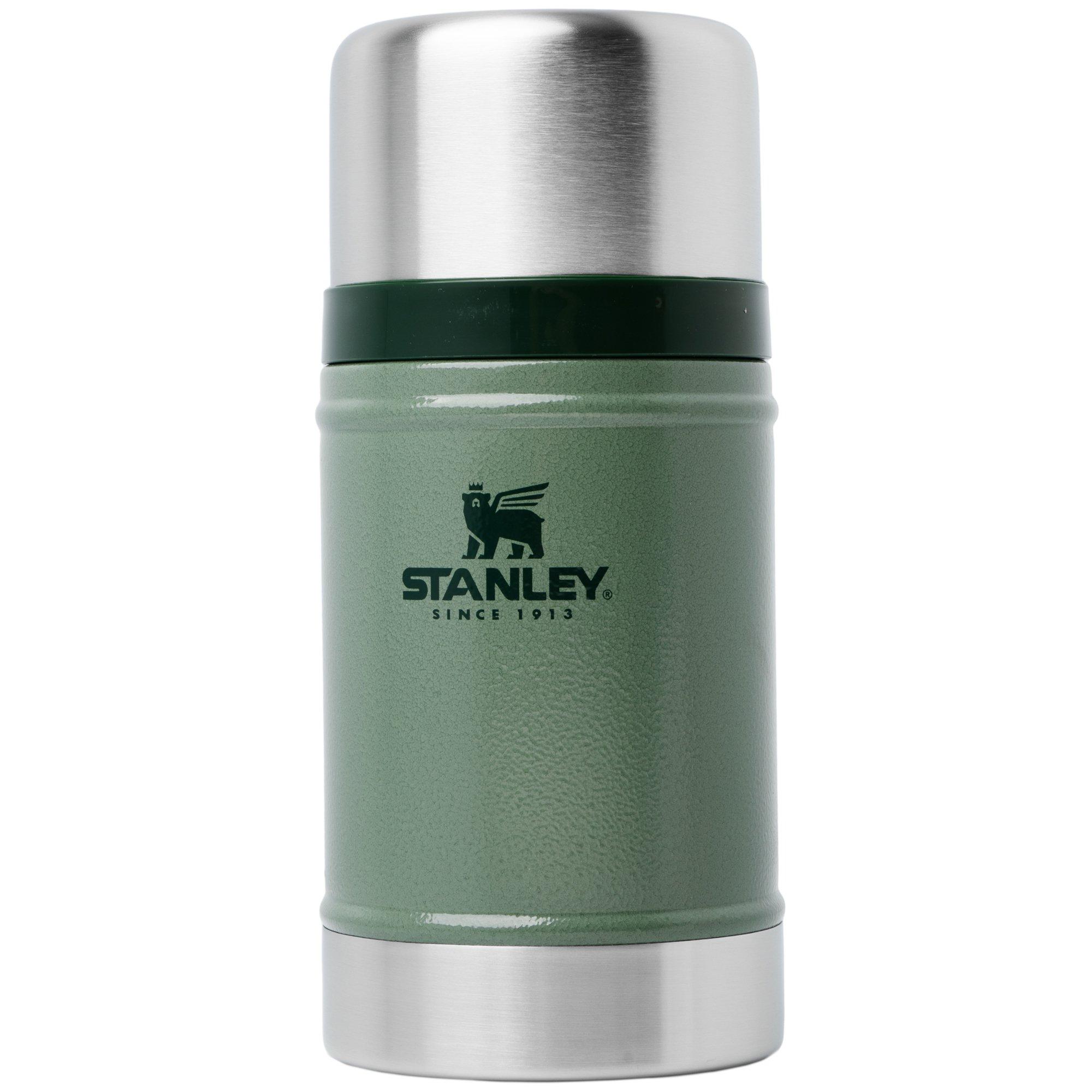 Stanley The Legendary Food Jar 24oz, Hammertone Green 10-07936-003 voedselcontainer met schroefdeksel en beker, 700 ml