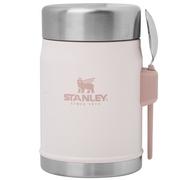 Stanley The Legendary Classic Thermos Lunchbox + Spork 400 ml - Rose Quartz, fiambera 