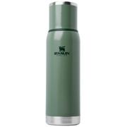 Afbeelding voor Stanley The Adventure To-Go Bottle 1.1QT, Hammertone Green 10-10819-060 thermosfles met schenkdop en drinkbeker, 1L 