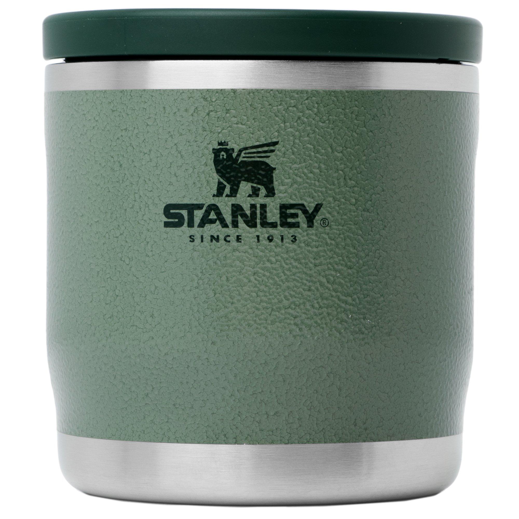 Stanley The Adventure To-Go Food Jar 12oz, Hammertone Green 10-10837-040 insulated food jar with screw-top lid, 350 ml