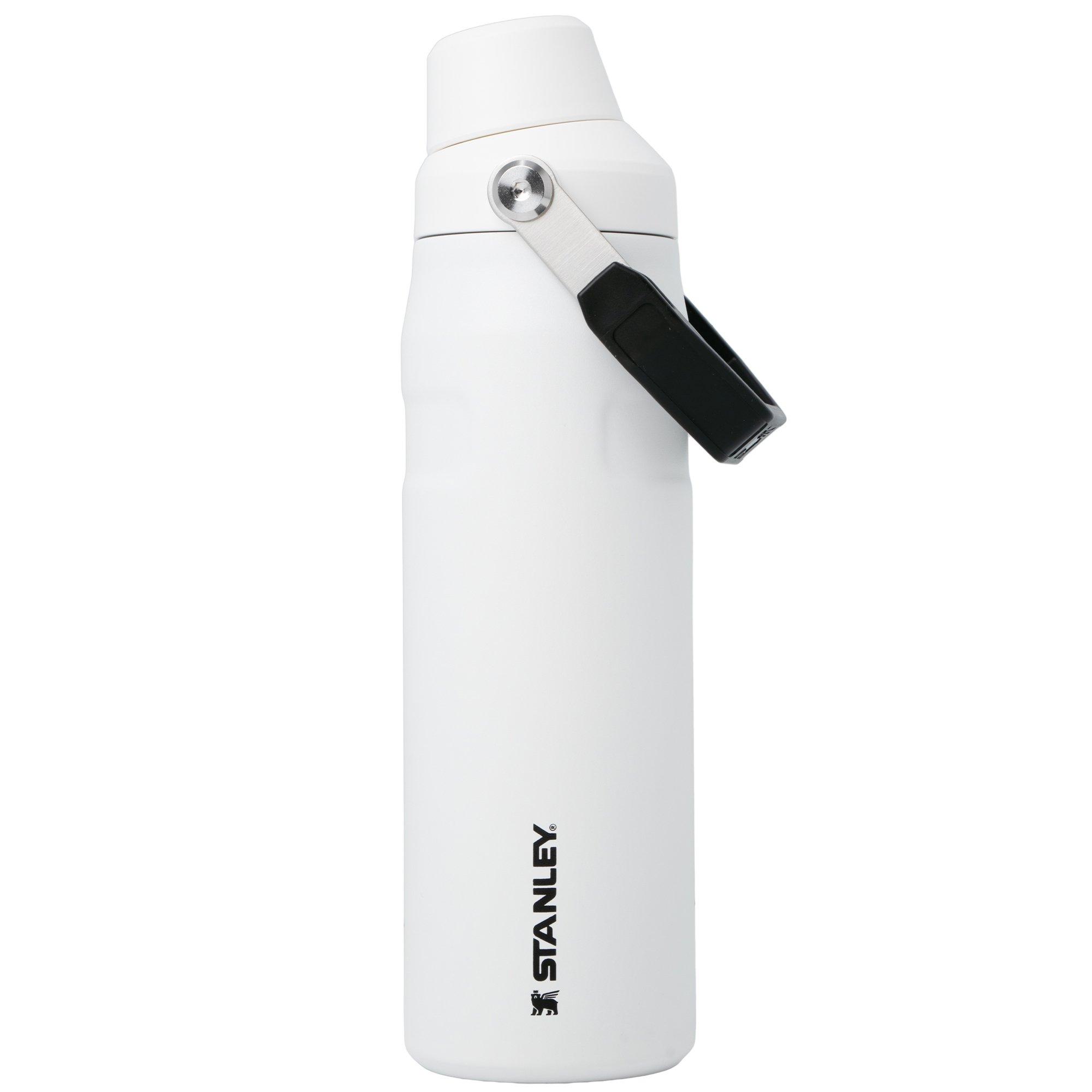 Stanley The AeroLight IceFlow Bottle Fast Flow 24oz, Chalk 10-11287-0629 insulated bottle with drinking lid, 700 ml