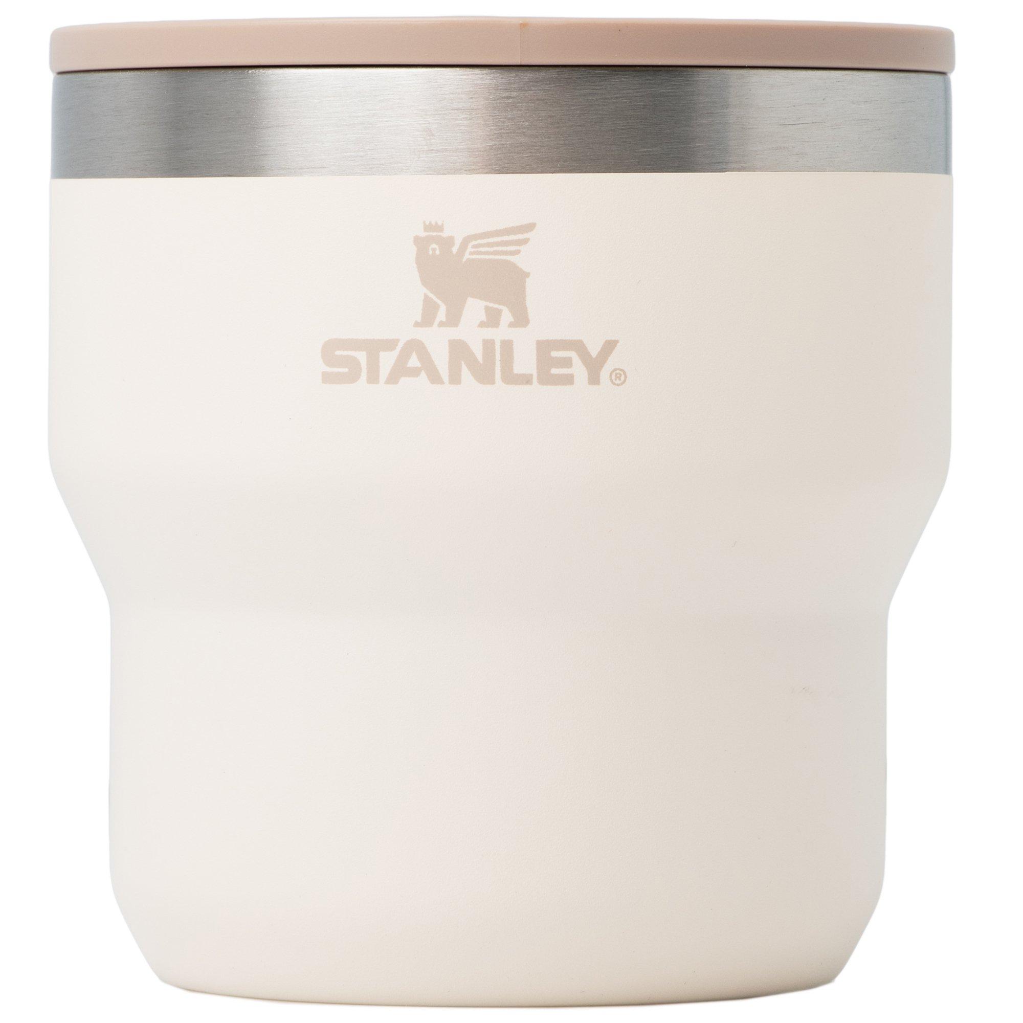 Stanley The Stay Hot Stacking Camp Cup 10oz, Cream 10-12078-0035 stackable insulated camp cup with lid, 300 ml