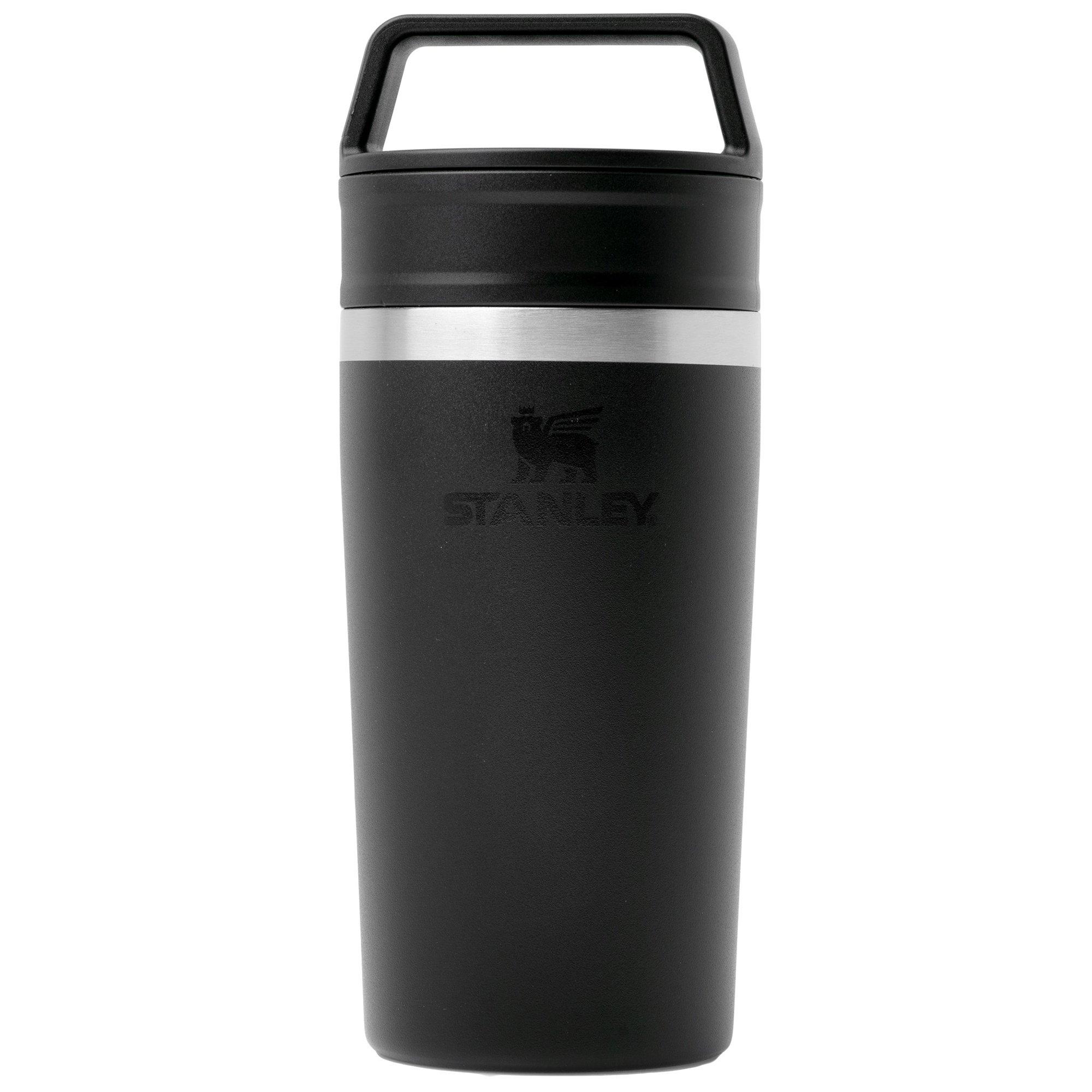 Stanley The Café-To-Go Travel Mug 2.0 12oz, Black 10-12080-017 insulated travel mug with twist-and-drink lid, 350 ml