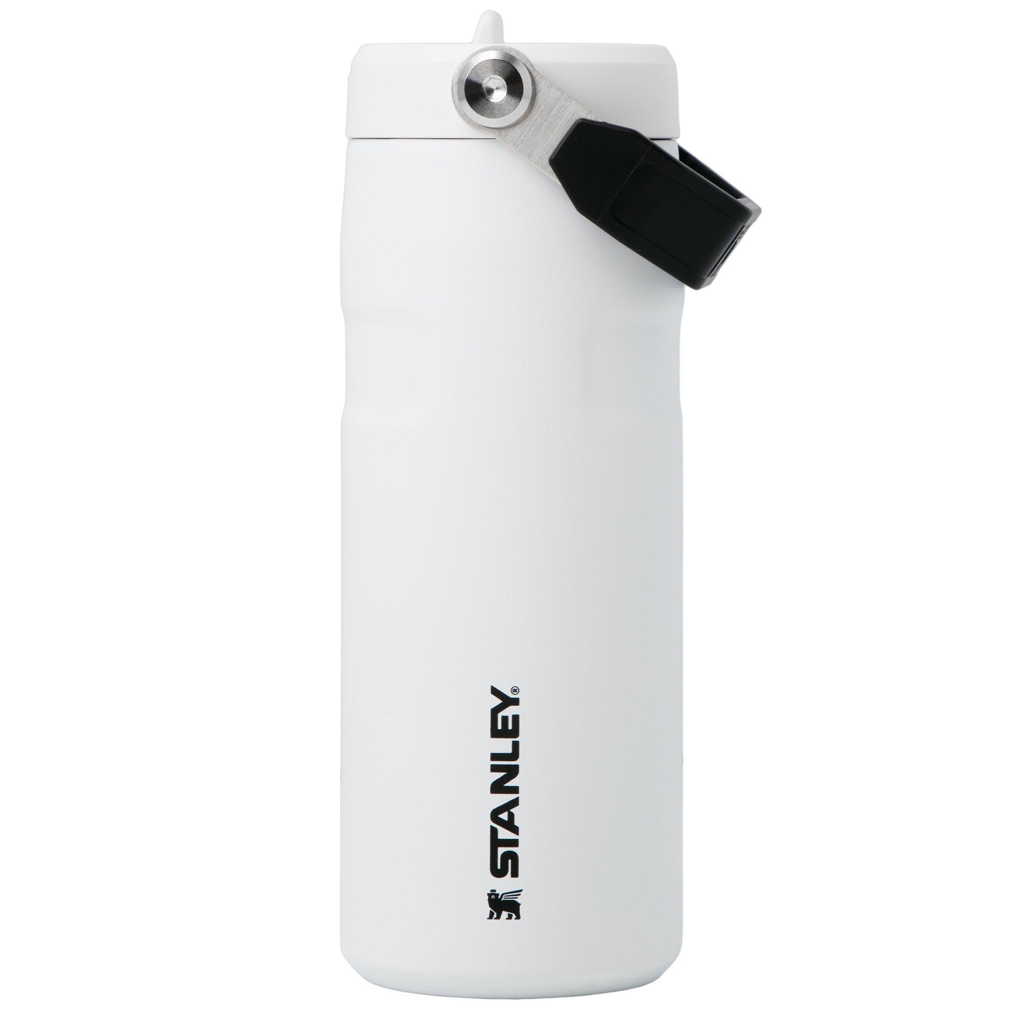 Stanley The AeroLight IceFlow Bottle Flip Straw 2.0 16oz, Chalk 10-12110-0205 insulated bottle with flip straw lid, 470 ml