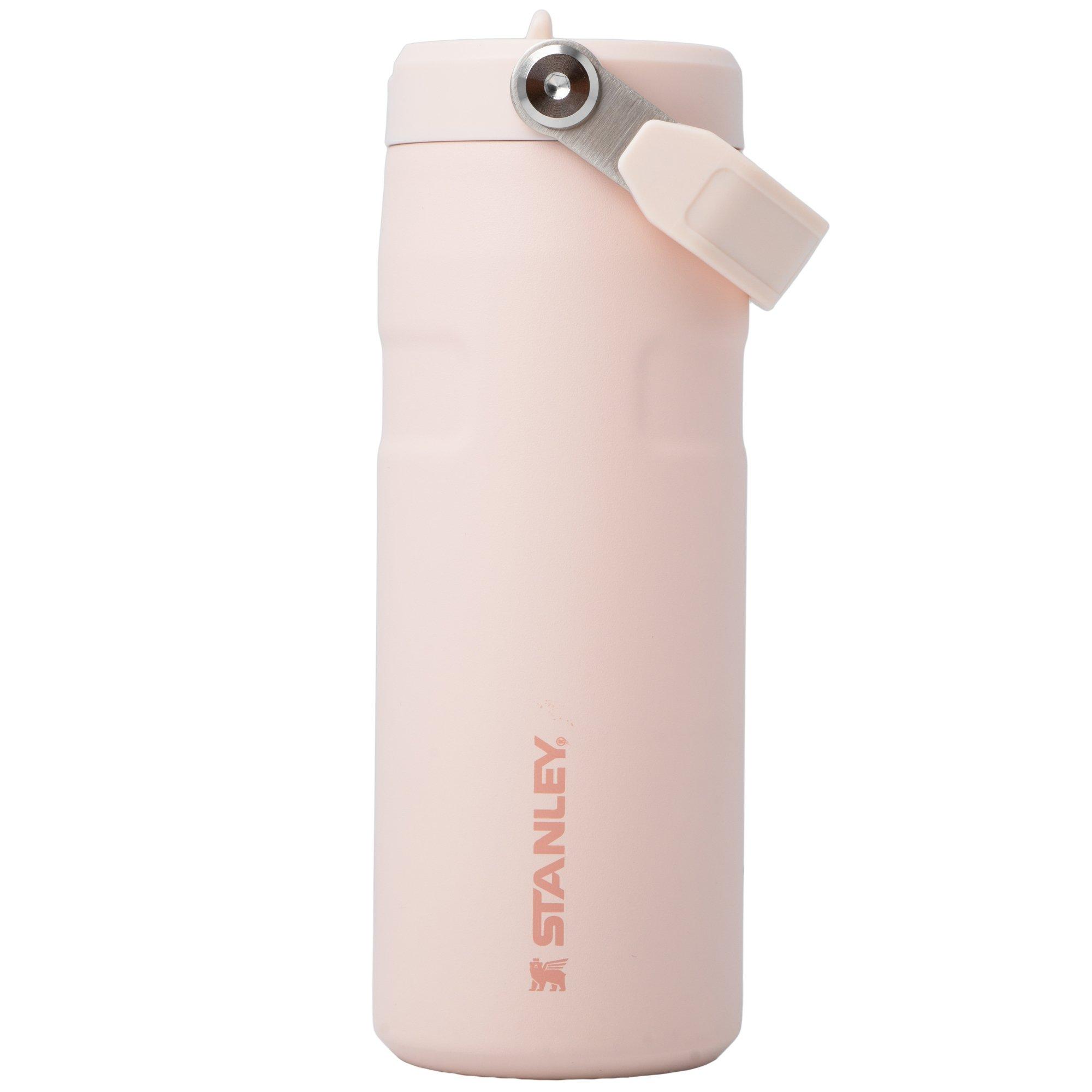 Stanley The AeroLight IceFlow Bottle Flip Straw 2.0 16oz, Rose Quartz 10-12110-119 insulated bottle with flip straw lid, 470 ml