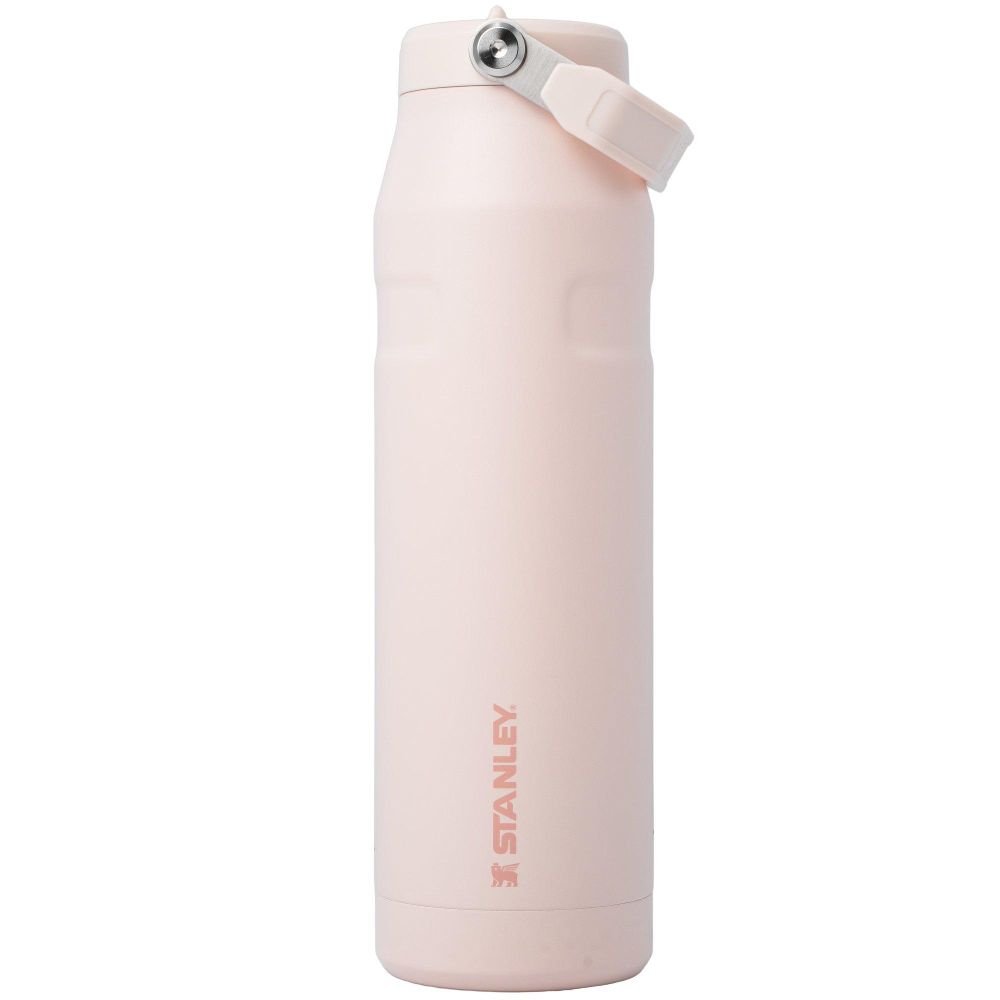 Stanley The AeroLight IceFlow Bottle Flip Straw 2.0 36oz, Rose Quartz 10-12111-065 insulated bottle with flip straw lid, 1.06L