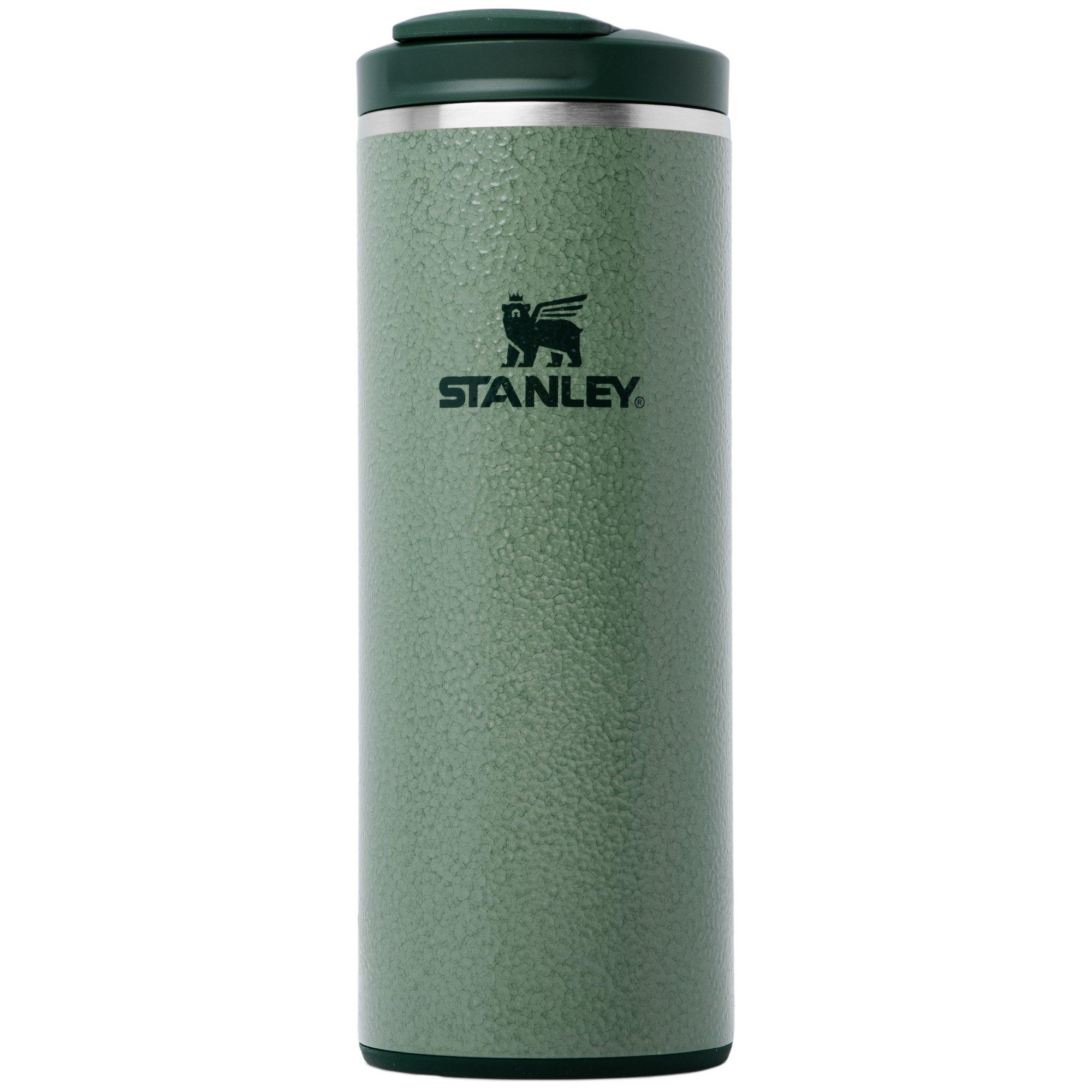 Stanley The Transit Fliptop Mug 12oz, Hammertone Green 10-13063-020 insulated mug with flip lid, 350 ml