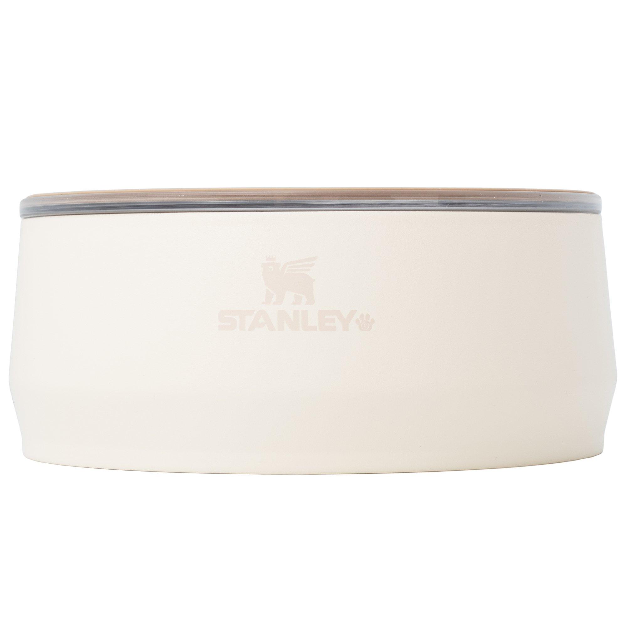 Stanley Everyday Pet Bowl 24oz, Cream 10-13081-0028 Futternapf mit Deckel, 700 ml