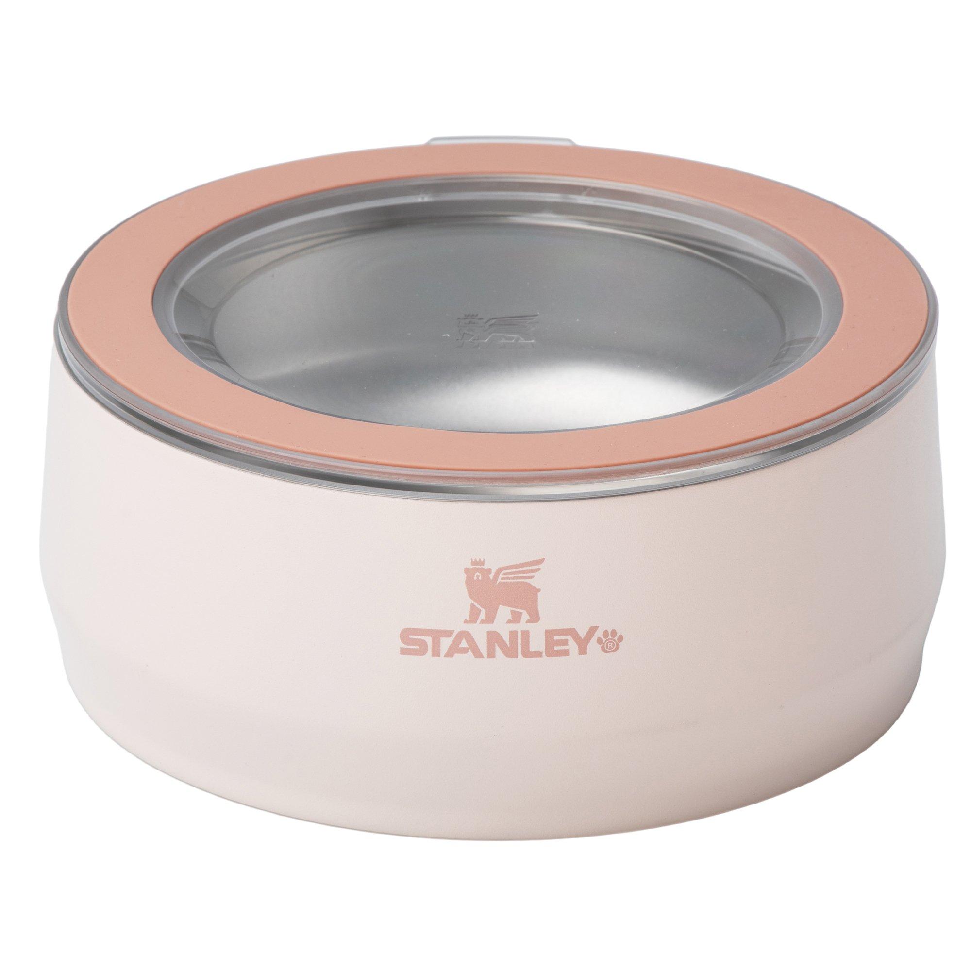 Stanley Everyday Pet Bowl 24oz, Rose Quartz 10-13081-008 Futternapf mit Deckel, 700 ml