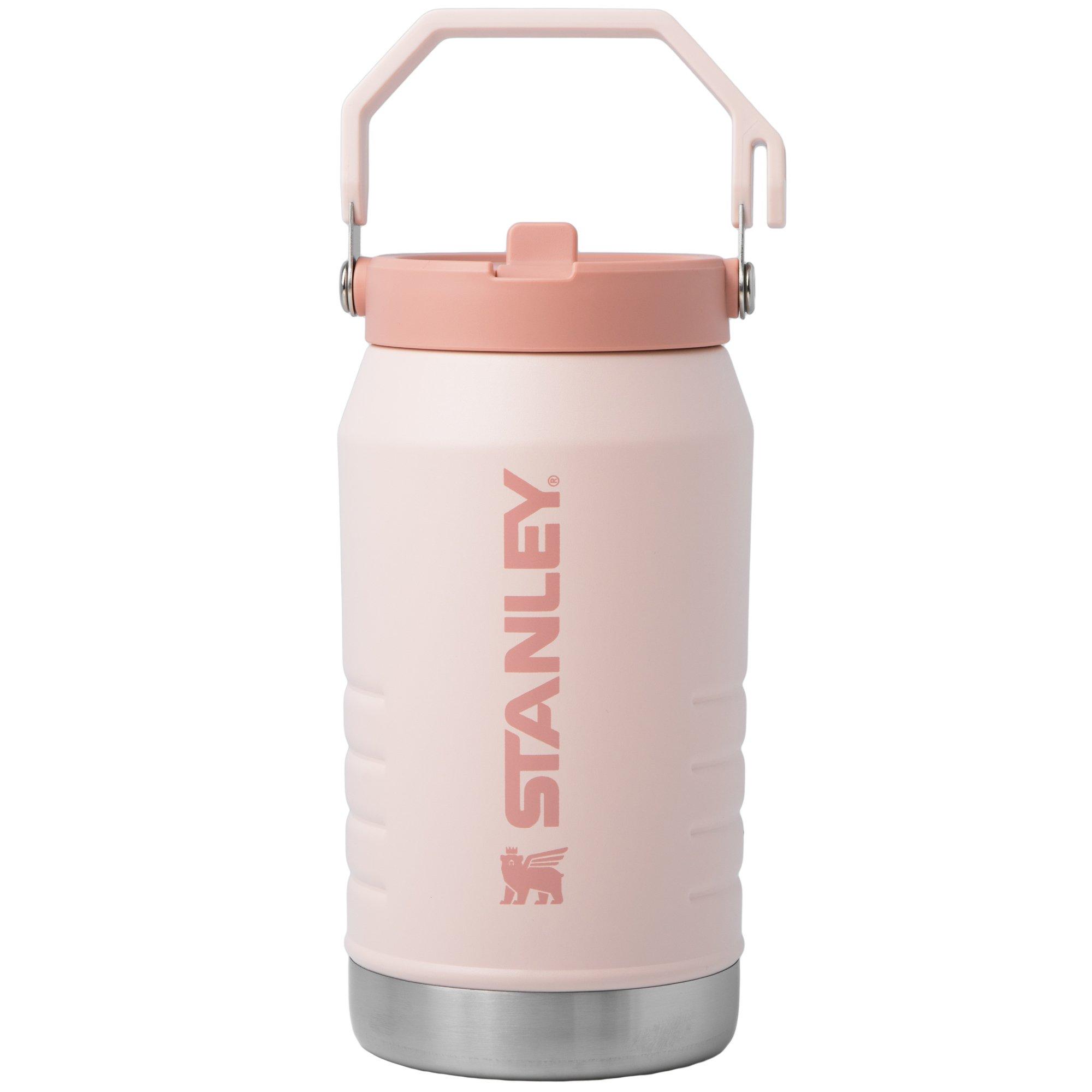 Stanley The IceFlow Jug Flip Straw 2.0 64oz, Rose Quartz 10-13085-0235 insulated jug with flip straw lid, 1.9L