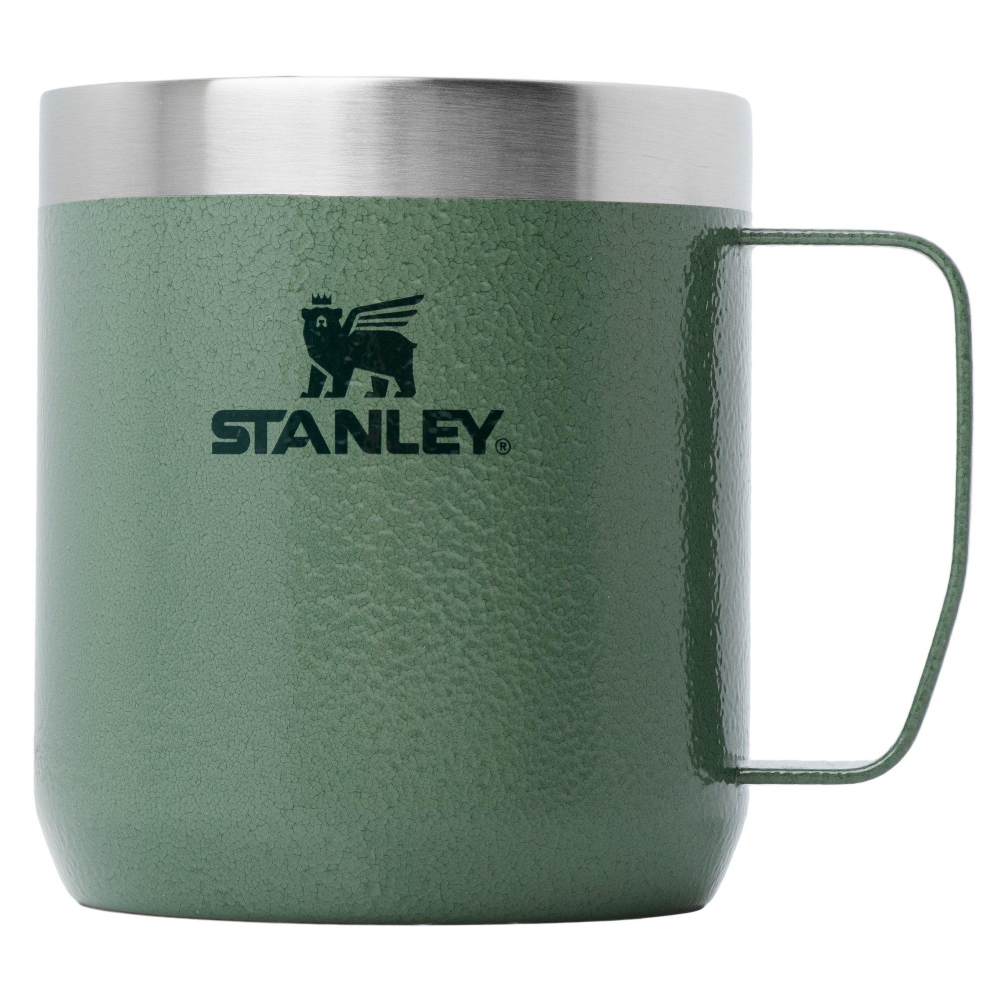 Stanley The Legendary Everyday Camp Mug 12oz, Hammertone Rose Quartz 10-13094-0077 thermosmok met deksel, 350 ml