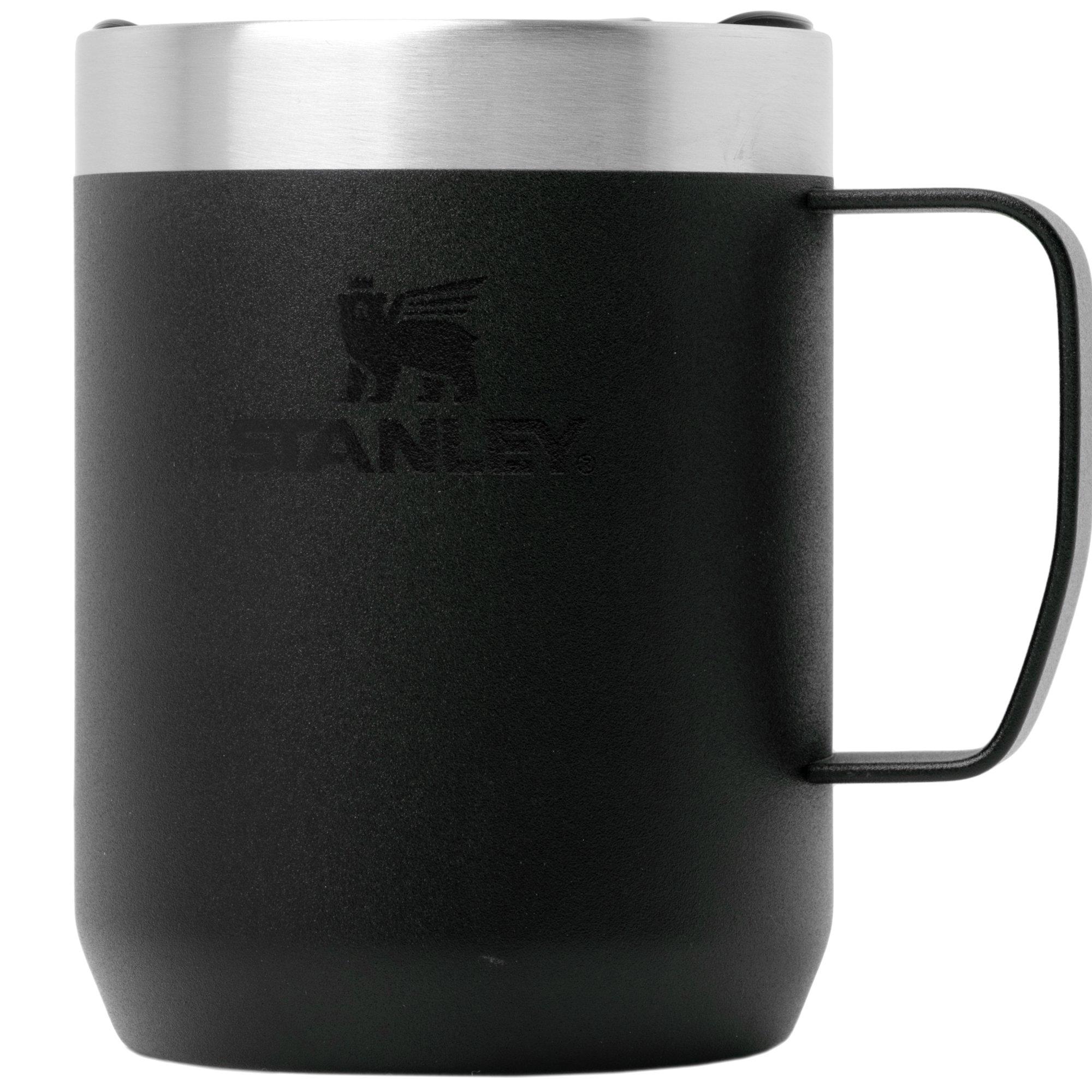 Stanley The Legendary Everyday Camp Mug 2.0 8oz, Black 10-13103-0068 thermosmok met deksel, 230 ml
