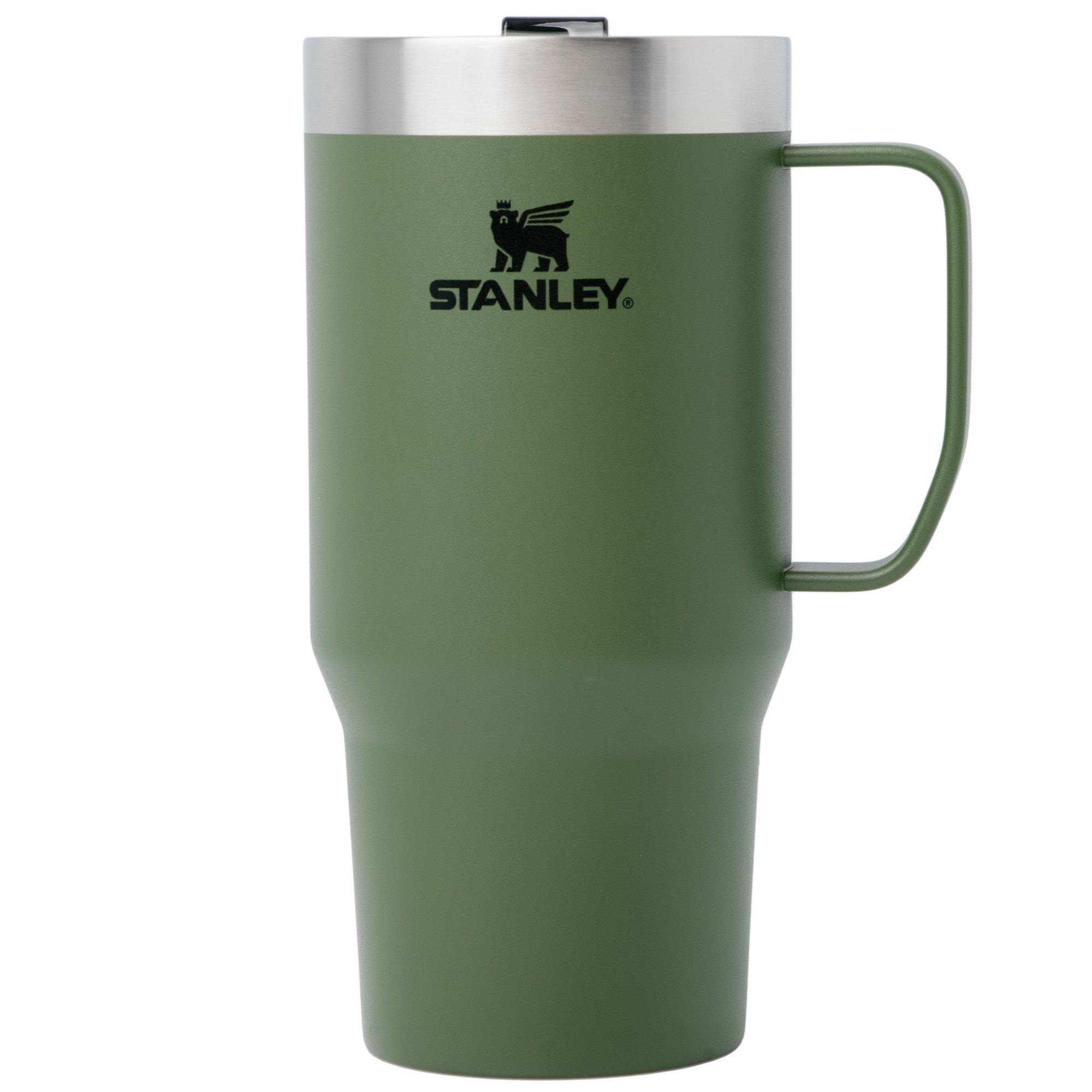 Stanley The Everyday Suburban Mug 24oz, Dried Pine 10-13854-0083 Thermobecher mit Deckel, 710 ml